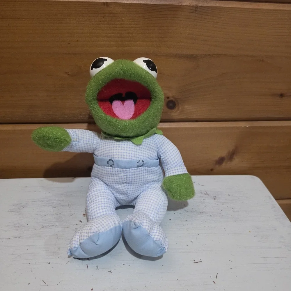 1984 Muppet Babies Kermit Plush Hasbro Softies Jim Henson Pampers Vintage F52